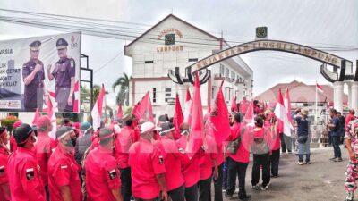 Kejati Lampung Didemo Pemuda Batak Bersatu Lampung