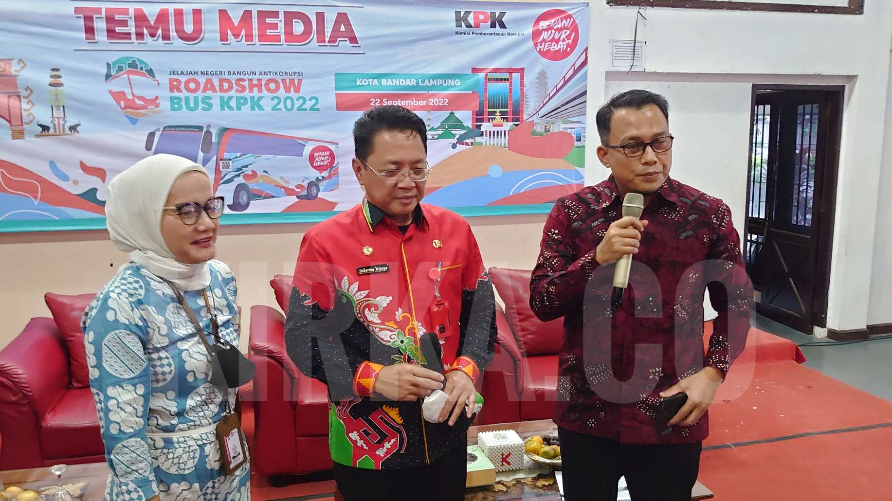 Roadshow Bus KPK Tingkatkan SPI Bandar Lampung 2022