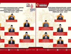 Bawaslu Lampung Tetapkan Koordinator Divisi dan Penanggung Jawab Wilayah