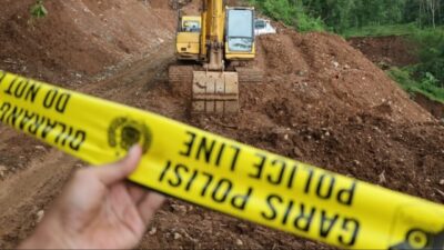 Polres Lampung Utara Tangani Penyidikan Kasus Tambang Batu Ilegal