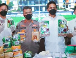 Polda Lampung Tangkap Warga Deli Serdang Karena Puluhan Kilogram Sabu