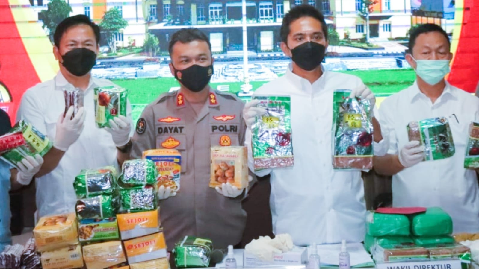 Polda Lampung Tangkap Warga Deli Serdang Karena Puluhan Kilogram Sabu
