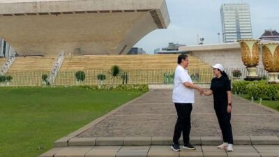 Puan Maharani-Airlangga Hartarto Bertemu di Monas