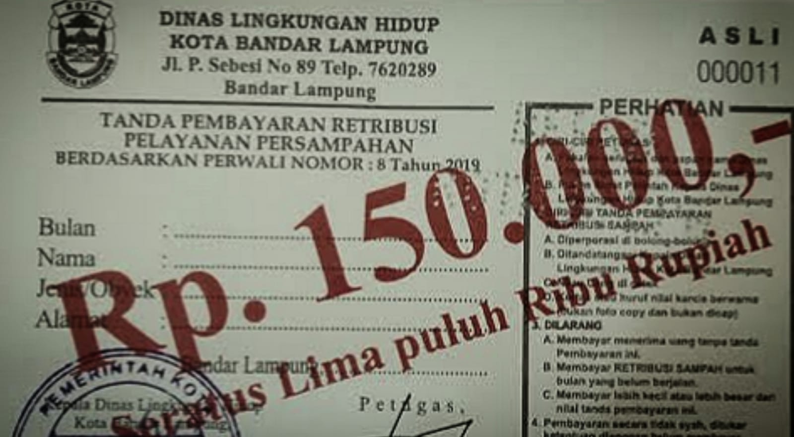 Sekretaris DLH Bandar Lampung Diperiksa Kejati Terkait Setoran Retribusi Sampah