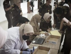 Kejaksaan Negeri Bandar Lampung Tes Urine Pegawai