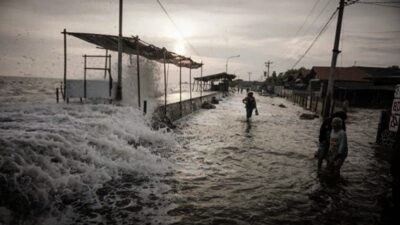 Waspada Banjir Rob Lima Wilayah Pesisir Lampung