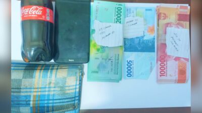 Polsek Sumber Jaya Tangkap Pengedar Uang Palsu di Way Tenong