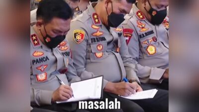 Momen Irjen Panca Simanjuntak Saat Dengar Arahan Presiden