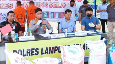 Polri Temukan 45 Ton Pupuk Diduga Palsu di Lampung