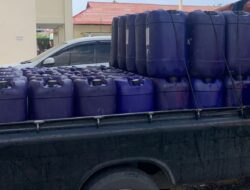 Polres Lampung Selatan Tangkap Pria Bawa Ribuan Liter Solar Subsidi