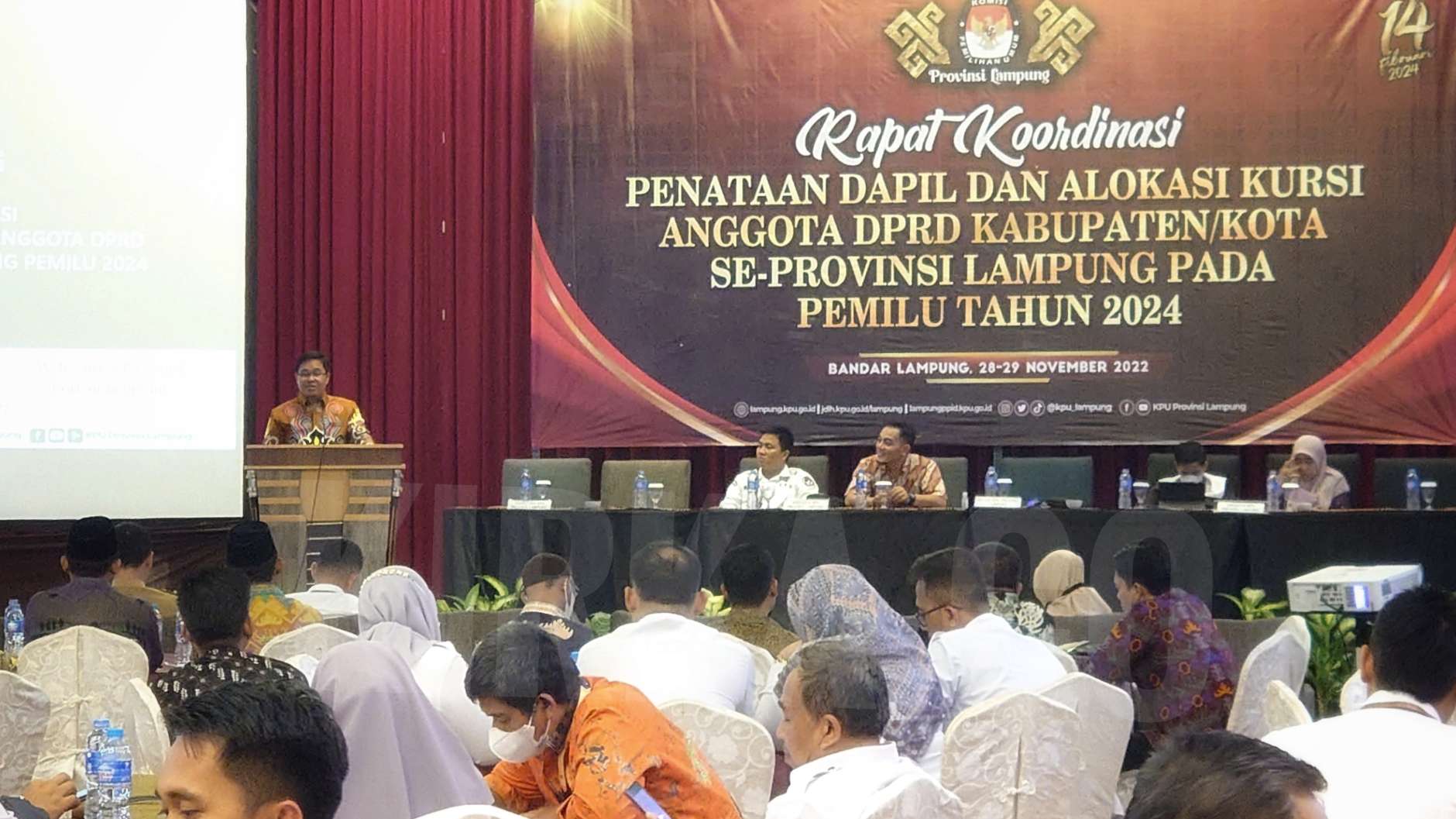 KPU Lampung Minta Saran Masyarakat Terkait Dapil Pemilu 2024