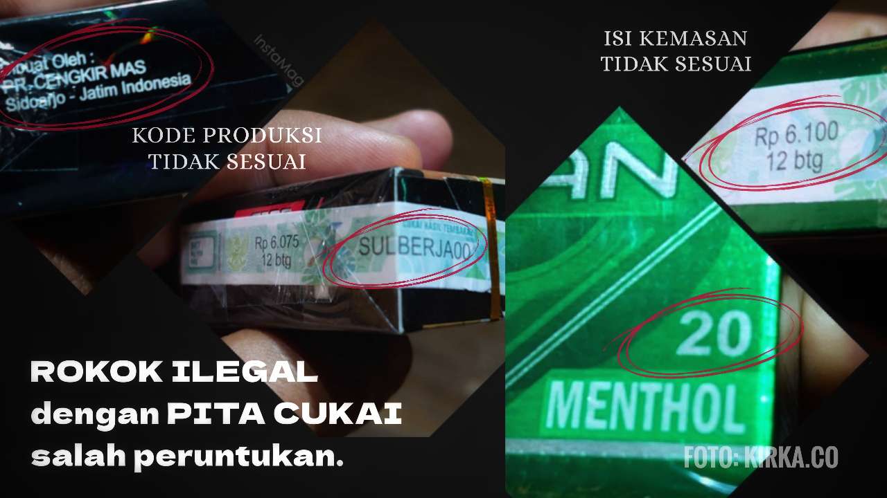 Lampung Digempur Rokok Ilegal