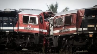 Tabrakan Babaranjang di Stasiun Rengas Lampung Tengah