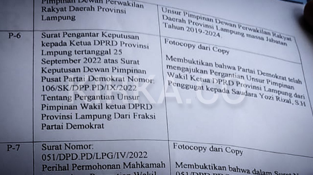 Yozi Rizal Diusulkan Jadi Pimpinan DPRD Lampung