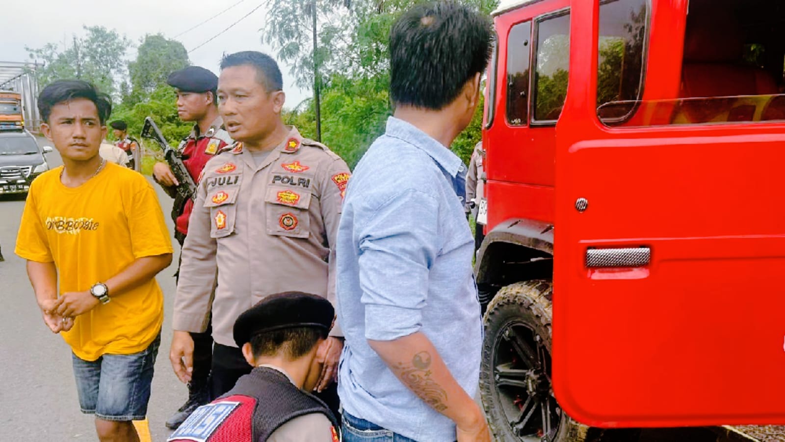 Pemalak Sopir yang Melintas Dari Sumatera Selatan ke Lampung Ditangkap