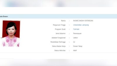 Rasmi Zakiah Oktarlina Diperiksa KPK Ihwal Korupsi Unila
