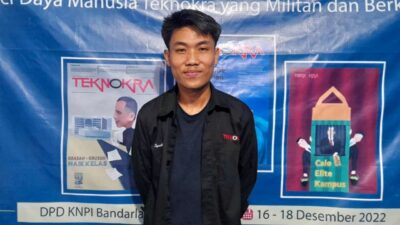 Syendi Arjuna Terpilih sebagai Pemimpin Umum Teknokra Unila