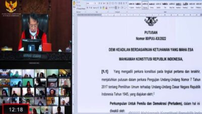 Dapil DPR dan DPRD Provinsi di UU Pemilu Inkonstitusional