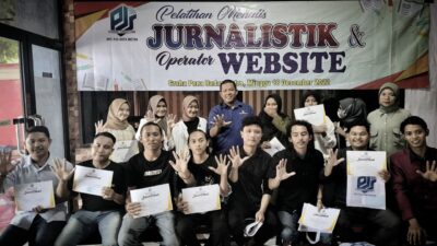 DPC PJS Metro Gelar Pelatihan Jurnalistik dan Website