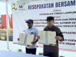 Kejati Lampung Kawal Proyek Bendungan Margatiga