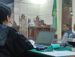 Lingga Setiawan Larang Jurnalis Memberitakan Materi Pemeriksaan Saksi Persidangan Korupsi Unila