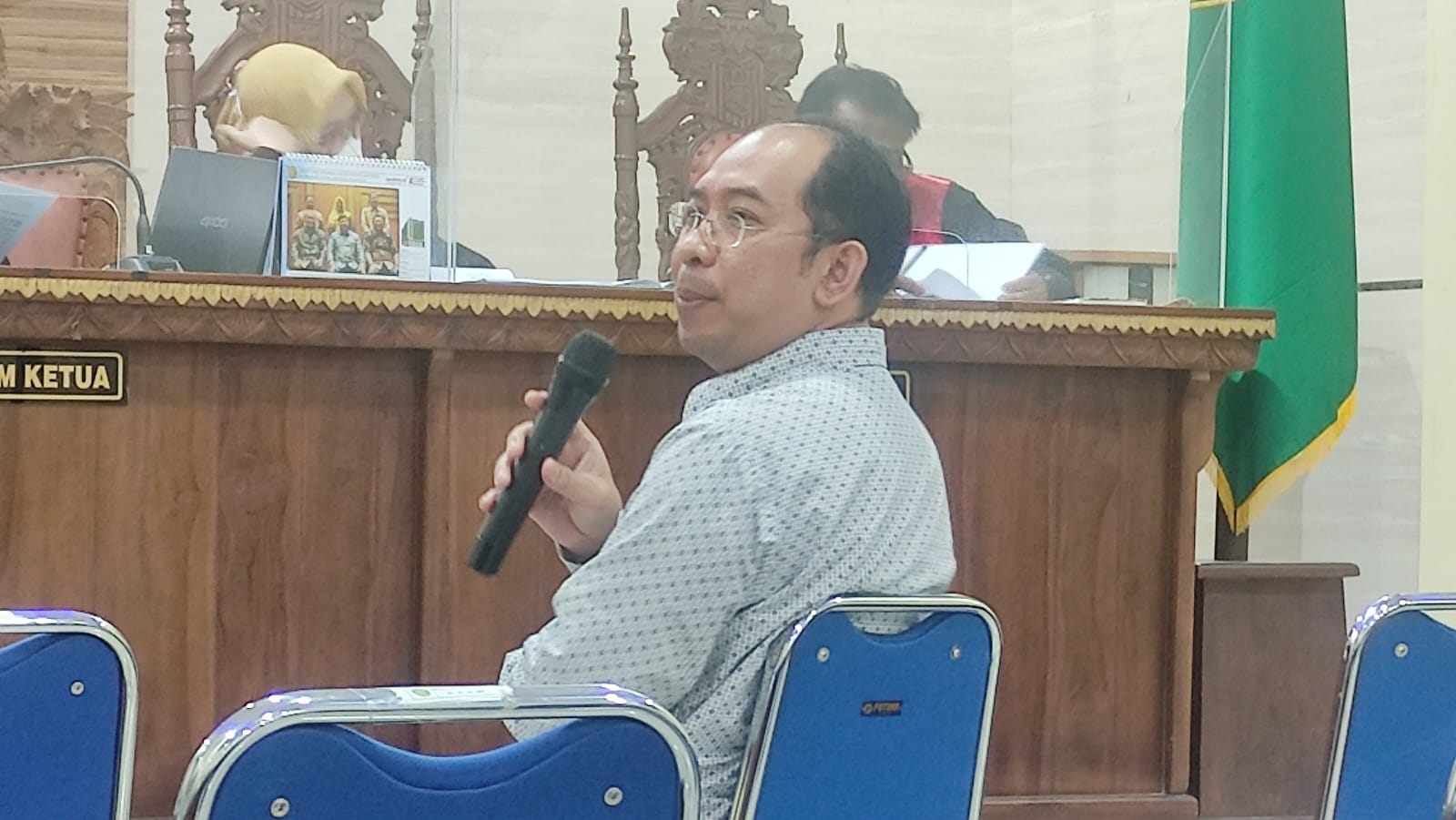 Dosen Fisip Unila Maulana Mukhlis Bersaksi di Pengadilan