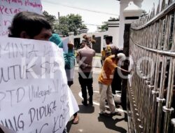 Gerakan Rakyat Anti Korupsi Lampung Menyoal BPTD Wilayah VI di Kejati Lampung