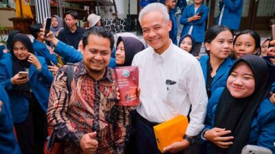 Mahasiswa Unila Bertandang ke Rumah Ganjar Pranowo