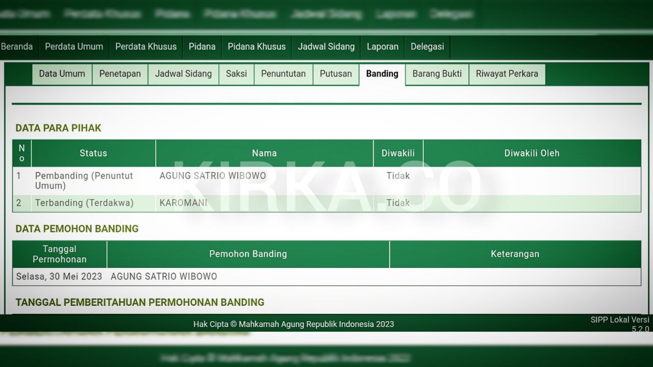 Jaksa KPK Banding Putusan Perkara Suap Unila