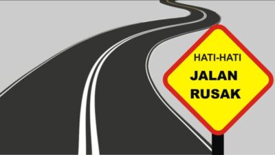 Jalan Rusak di Kabupaten Way Kanan