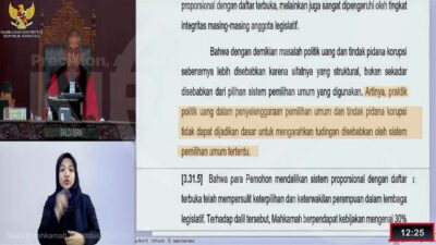 Hakim Konstitusi Saldi Isra: politik uang dan korupsi tidak terkait sistem pemilu