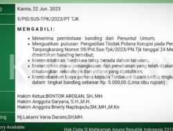 Putusan Perkara Korupsi Siti Khomiyati Dikuatkan