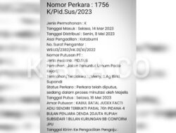 Sempat Divonis Bebas, MA Nyatakan Bunda Merry Bersalah