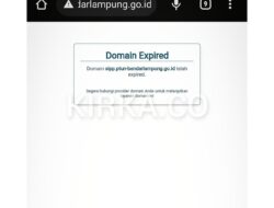 Domain SIPP PTUN Bandarlampung Expired