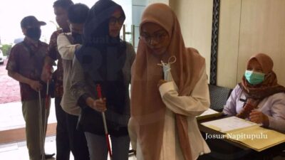 Penyandang Disabilitas Apresiasi KPU Lampung