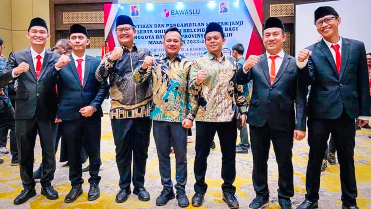 Struktur Anggota Bawaslu Lampung Terbaru Hasil Pleno 31 Juli 2023