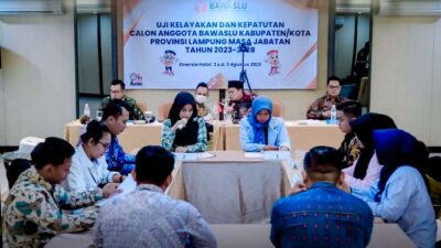 Penilaian SSGD Bawaslu Kabupaten/Kota 2023-2028 Kewenangan Pusat