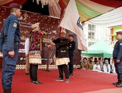 Kirab Pemilu 2024 Tiba di Kota Bandarlampung