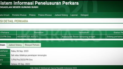 Polres Lampung Tengah Dipraperadilankan ke Pengadilan