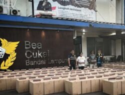 Bea Cukai Amankan 3 Juta Batang Rokok Ilegal Tujuan Sumatera