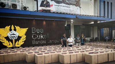 Bea Cukai Amankan 3 Juta Batang Rokok Ilegal Tujuan Sumatera