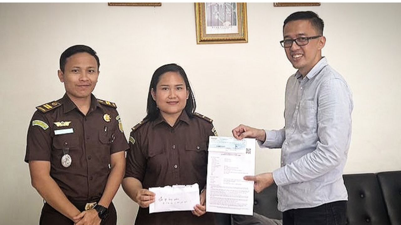 Berry Yudanto Genapi Uang Pengganti Korupsi Tukin Kejari Bandarlampung