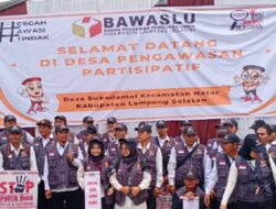 Sukadamai Dideklarasikan Bawaslu Jadi Desa Pengawasan Partisipatif di Lampung Selatan