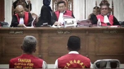 JPU Kejari Bandarlampung Tuntut Mati 2 Warga Medan