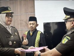 Leni Oktarina Resmi Jabat Kasie Pidum Kejari Lampung Tengah