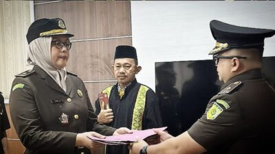 Leni Oktarina Resmi Jabat Kasie Pidum Kejari Lampung Tengah