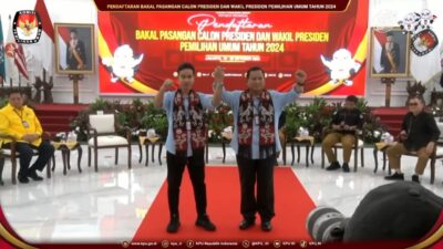 Prabowo Bersama Gibran Resmi Jadi Peserta Pilpres 2024
