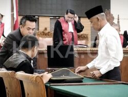 Korupsi APBDes Sinar Petir Tanggamus, Lahmuzi Dipenjara 20 Bulan