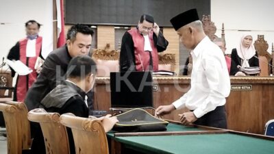 Korupsi APBDes Sinar Petir Tanggamus, Lahmuzi Dipenjara 20 Bulan