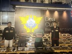 5,7 Juta Batang Rokok Ilegal Diamankan di Tol Bakter